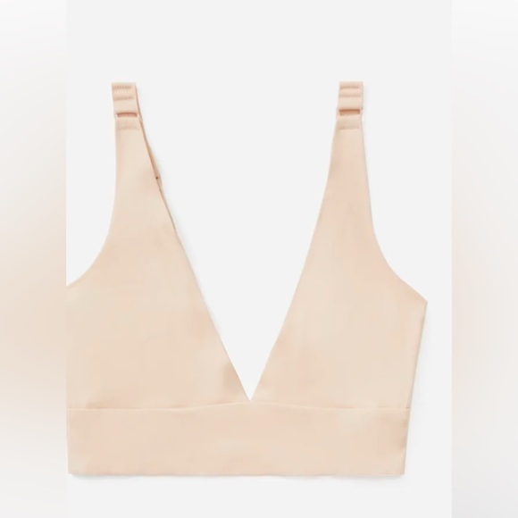 Everlane The Invisible Bra Renew Light Tan XS NWT Seamless Cups Smoothing - Picture 4 of 7